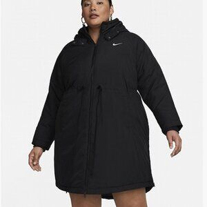 NWT Nike Sportswear Essential Jacket Women’s 1X Black Insulated Long